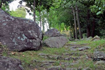 Il sentiero da Tour d'Héréraz (foto di Alessandro Vecchi CC-BY-SA 2016)
